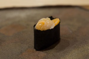 Datos sobre el sushi - vieiras