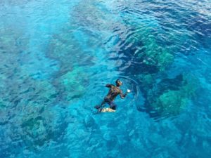 Aguas cristalinas de las Maldivas