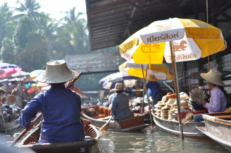 Mercado-flotante-Tailandia