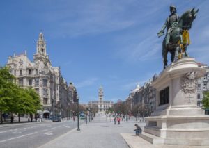 Praca da Liberdade - qué ver en Oporto en dos días