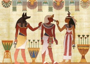 Dibujo de faraón de Egipto