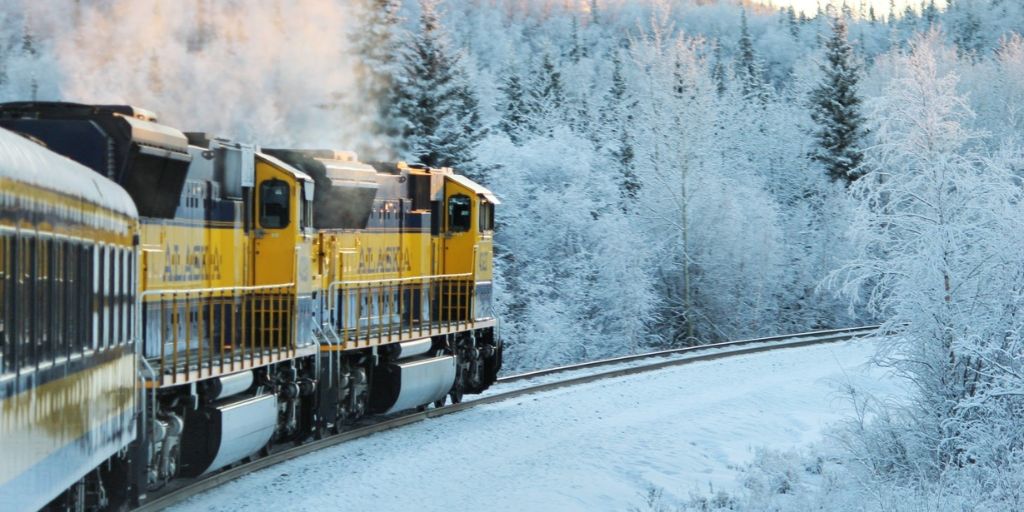 El recorrido del Alaska Railroad ofrece unas vistas únicas