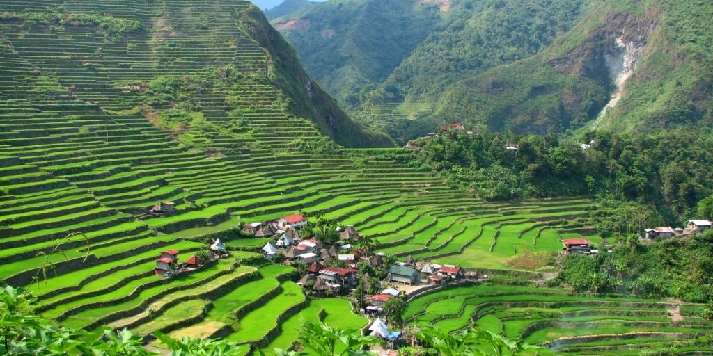 Las terrazas de arroz de Batad conforman un paisaje impresionante
